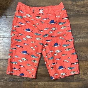 Boys Coral Fish Print Shorts size L